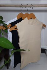 تاپ بلند یقه ایستاده